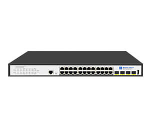 24 Ports Gigabit Managed PoE Switch with 4-10G SFP+