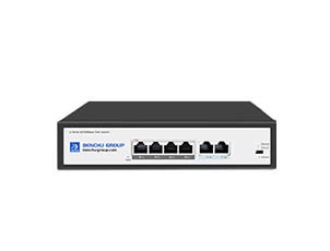 4 Ports 10/100M Unmanaged PoE Switch with 2-10/100M RJ45 Uplink