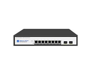 8 Port Gigabit POE Switch with 2 gigabit SFP