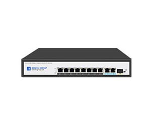 8 port gigabit poe switch with 2 gigabit rj45 and 1 sfp