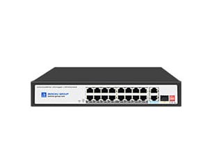 16 Ports 10/100M Unmanaged PoE Switch with 2-Gigabit RJ45 and 1Gigabit SFP Uplink（SP5210-16PFE2GE1GF）