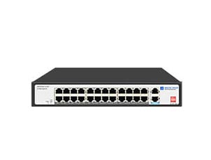 16 Ports 10/100M PoE+ Switch Unmanaged, With 2 Gigabit RJ45 and 1SFP Uplink