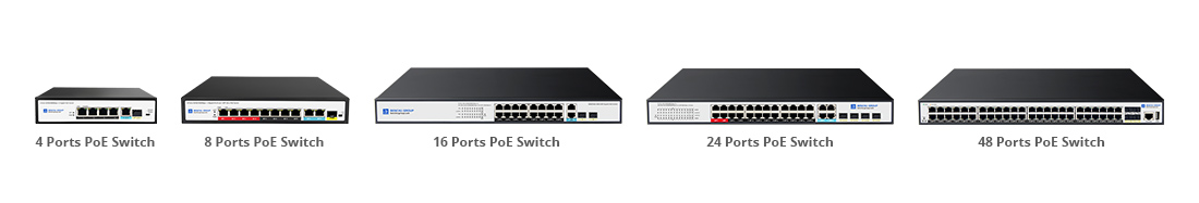 4 and 48 Port PoE Switch