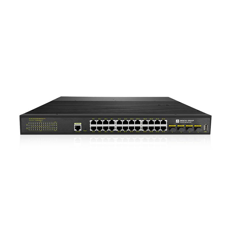 managed 24 port Industrial PoE Switch