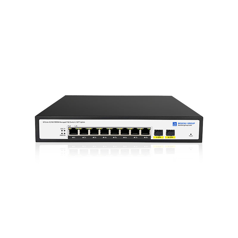 8 Port WEB Manged PoE Switch