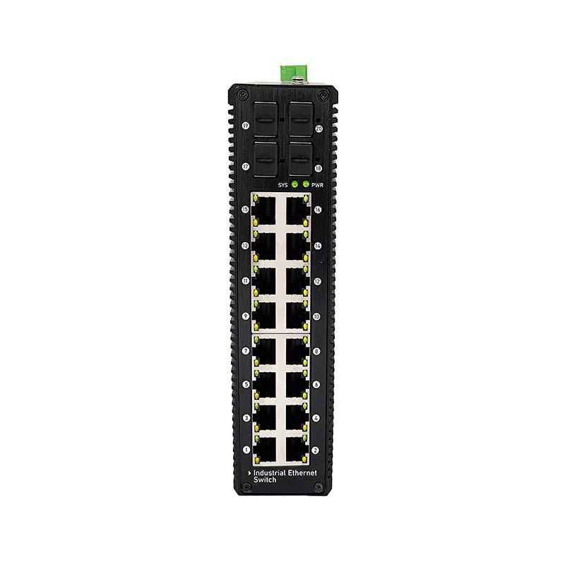 compact industrial switch 16 port poe