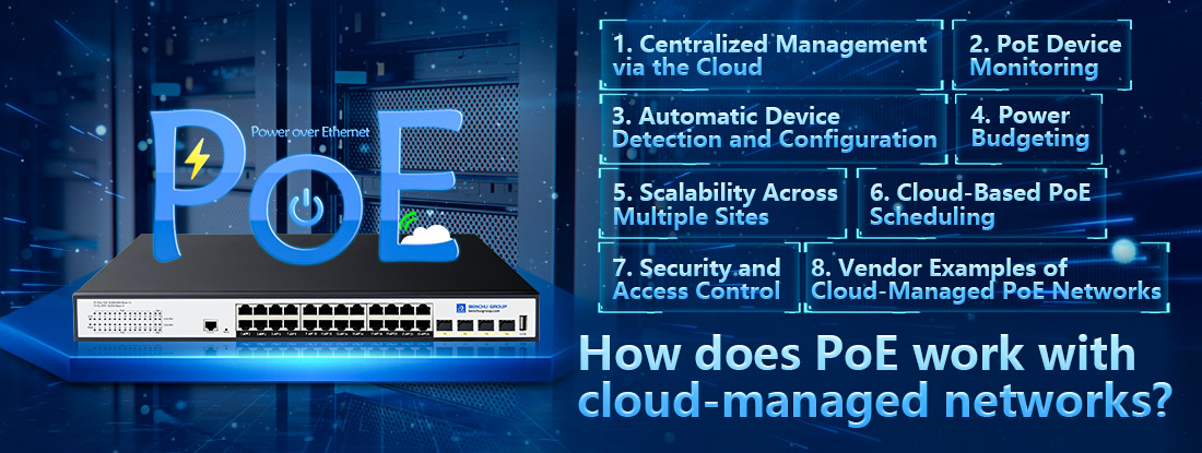 How does PoE work with cloud-managed networks How does PoE work with cloud-managed networks
