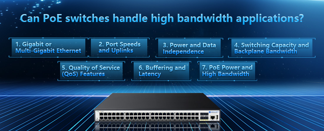 Can PoE switches handle high bandwidth applications Can PoE switches handle high bandwidth applications
